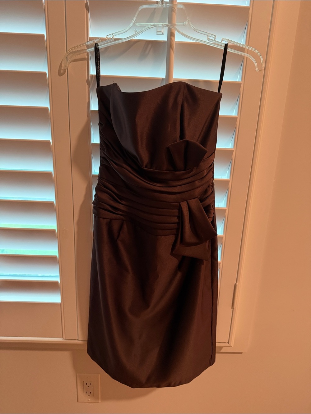 Scott McClintock Cocktail Dress with Draped Waist Detail